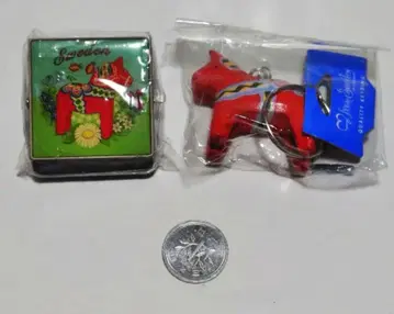 스웨덴 달라호스 키링 마그넷 세트