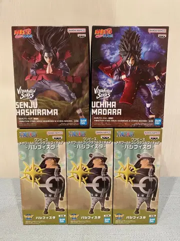 NARUTO 돌풍전 원피스 피규어 묶음 판매 5세트