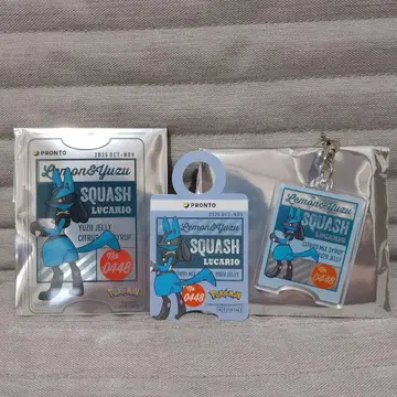 포켓몬 루카리오 프로 PRONTO 클리어 카드 아크릴 키링