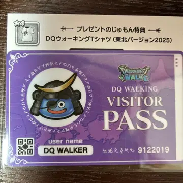DQ WALKER VISITOR PASS & 키링