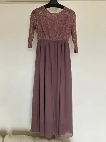 엘레강트한 퍼플 드레스 (택 포함)