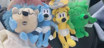 KUSOMEGANE 동료들 봉제 인형