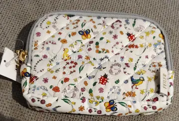 새상품 FEILER 하이 페이 페이러 정원 메이크 파우치 라이트 그레이