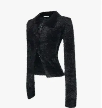 S fluffy knit tops theredthread Black