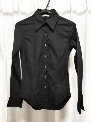 [미사용 새상품] 에스트네이션 ESTNATION 블랙 와이셔츠 블라우스