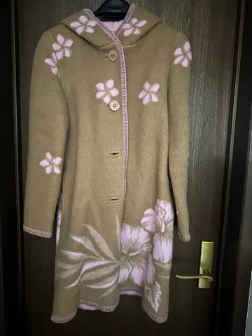 알바 로사 ALBAROSA 후드 부착 롱 코트