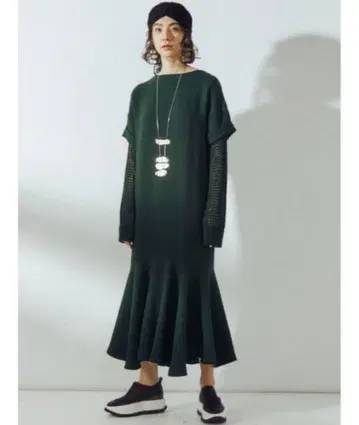 UN3D. 아쓰리드 메쉬 슬리브 원피스 M 사이즈 새상품급