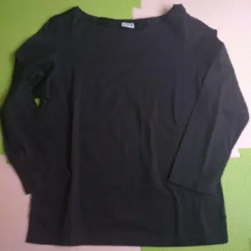 루미노아 블랙 7부 소매 티셔츠 M