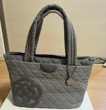 클레이사스 CLATHAS 퀼팅 여성용 토트백 그레이