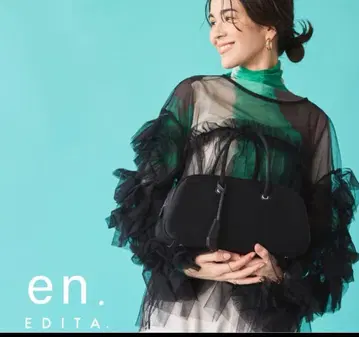 EDITA. 에디타 하프문 보스턴 백