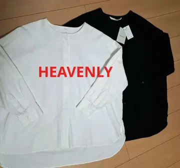 HEAVENLY 헤븐리 풀오버 블라우스 기모 면린넨 2장 세트
