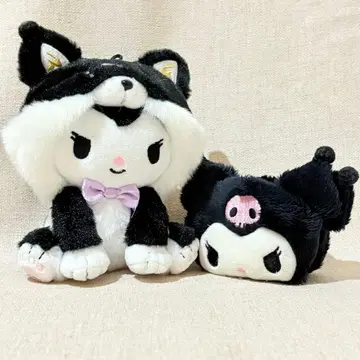 쿠로미 봉제 인형 키링 스트랩 인형옷 묶음 판매