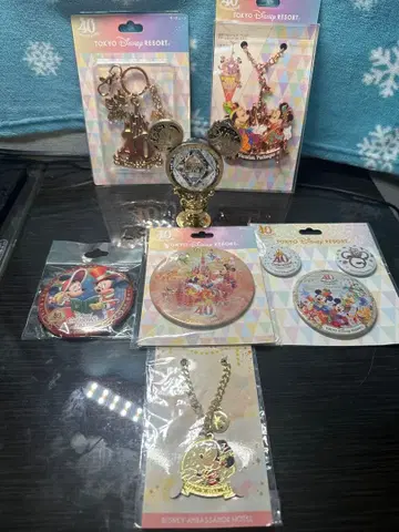 도쿄 디즈니랜드 40주년 기념 굿즈 7세트