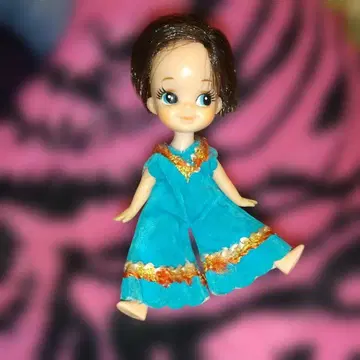 치비코 메이트 통짱 리카짱 쇼와 레트로 인형 오래된 인형 오래된 리카짱