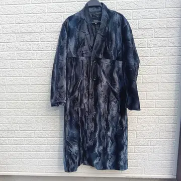 ELEVAGE 다크 블루 롱 코트 FREE