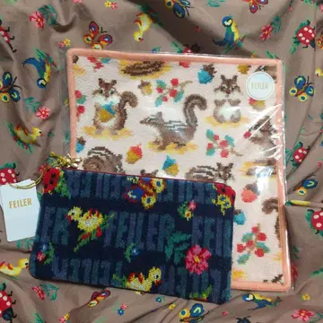 새상품 페이러 시마리스 손수건 하이디 가로 파우치