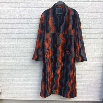 ELEVAGE 오렌지 브라운 계열 롱 코트 FREE