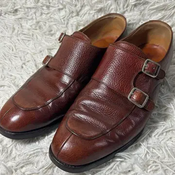 YANKO 더블 몽크 주름 가공 스트랩 슈즈 26.5