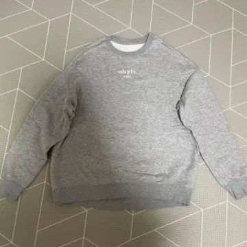abyts 그레이 맨투맨 사이즈 1