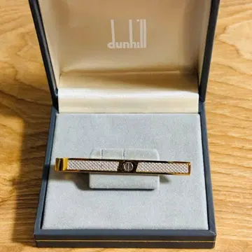 [ 박스 포함 ] DUNHILL 던힐 넥타이핀 d로고 골드 x 실버