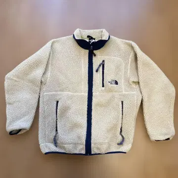 THE NORTH FACE 플리스 자켓 크림색