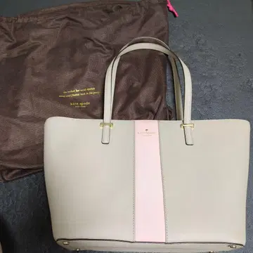 케이트 스페이드 숄더백 베이지/핑크