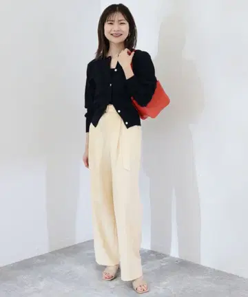 벨티드 칼라 팬츠 slobe iena