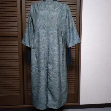 순수 실크  하이웨스트 원피스