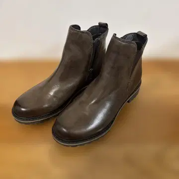 여성용 클론다이크 부츠 가죽 천연 가죽 다크 브라운