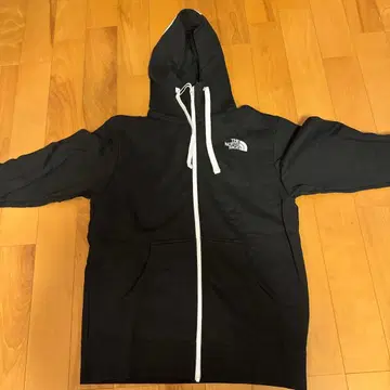 THE NORTH FACE 블랙 후드티 프론트 지퍼