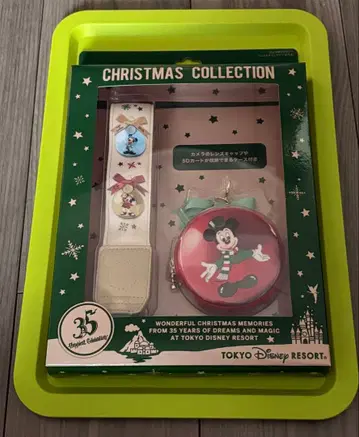 디즈니 35주년 카메라 스트랩 크리스마스 컬렉션 미키