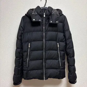 TATRAS 블랙 다운 자켓 후드 부착