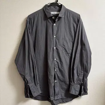 EEL 네이비겨자 셔츠 S 차콜