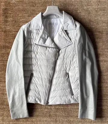 패션 파비아나 필리피 모닐레 가죽 다운 자켓