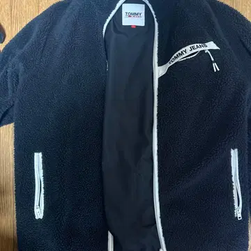 TOMMY JEANS 플리스 자켓 L 사이즈 블랙