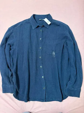 [ 새상품 ] GAP 네이비 거즈 긴팔 셔츠 L 사이즈