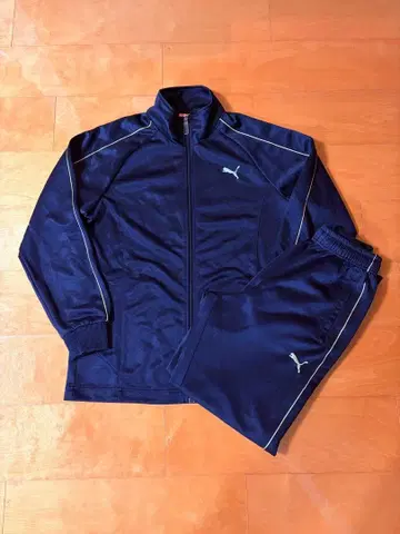 일본제 PUMA 셋업 저지 금 로고 자수