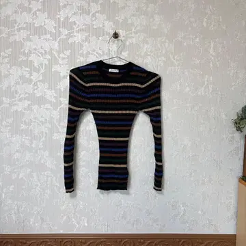 FRAY I.D 스트라이프 긴팔 니트 F