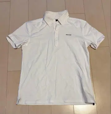 BRIEFING 화이트 피케 셔츠 L 사이즈