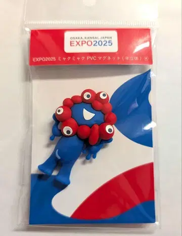 EXPO2025 간사이 만박 오사카 만박 먁먁 반입체 PVC 마그넷
