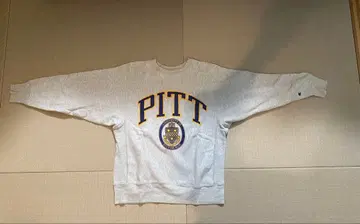 구제 의류 Champion 리버스 위브 PITT 로고 맨투맨 L 사이즈