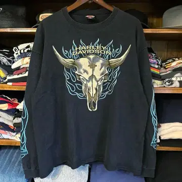 90s USA제 할리데이비슨 블루 프레임 터콰이즈