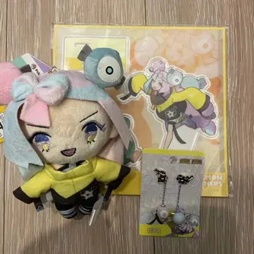 포켓몬 난자모 봉제 인형 아크릴 스탠드 귀걸이 3종 세트