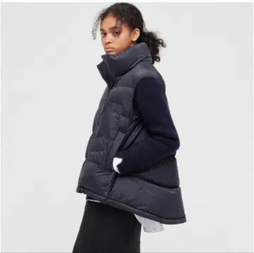 새상품 유니클로 +J 다운 볼륨 베스트 XXL 블랙