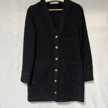 ZARA 블랙 노카라 자켓