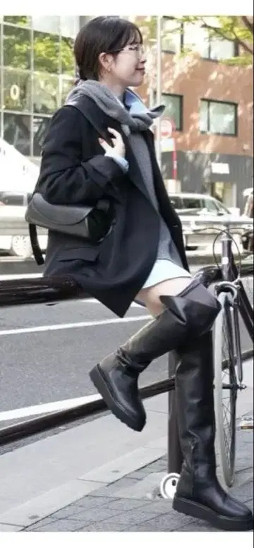 [ 카미난도 ] KNEE HIGH BOOTS 38 사이즈