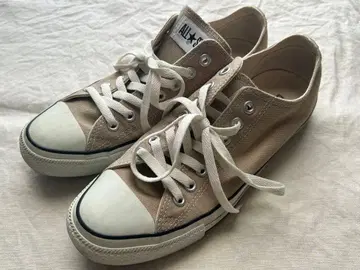 컨버스 올스타 베이지 로우컷 스니커즈