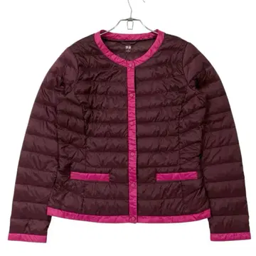 새상품급 UNIQLO 울트라 라이트 다운 자켓 여성용 M 핑크 계열