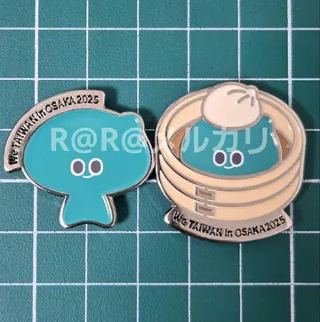 만박 EXPO 대만 핀 배지 1 We TAIWAN 아위 a-We