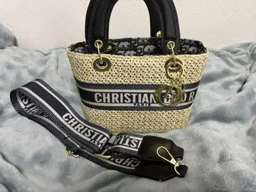 숄더백 바스켓 린넨 핸드백 복조리